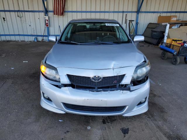 1NXBU4EE7AZ252696 - 2010 TOYOTA COROLLA BASE SILVER photo 5