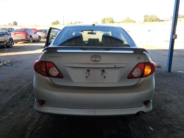 1NXBU4EE7AZ252696 - 2010 TOYOTA COROLLA BASE SILVER photo 6