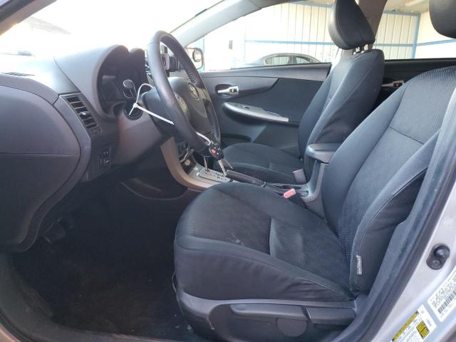 1NXBU4EE7AZ252696 - 2010 TOYOTA COROLLA BASE SILVER photo 7