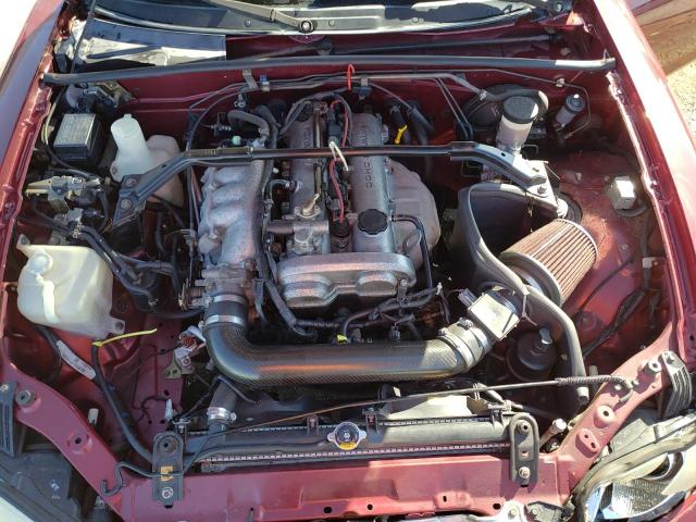 JM1NB353030300419 - 2003 MAZDA MX-5 MIATA BASE BURGUNDY photo 11