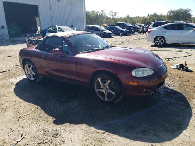 JM1NB353030300419 - 2003 MAZDA MX-5 MIATA BASE BURGUNDY photo 4