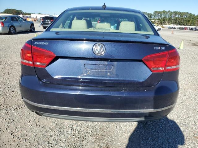 1VWBT7A35FC022453 - 2015 VOLKSWAGEN PASSAT SE BLUE photo 6