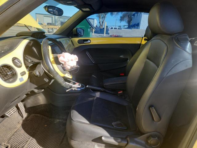 3VW5L7AT8DM816730 - 2013 VOLKSWAGEN BEETLE YELLOW photo 7
