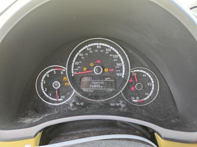 3VW5L7AT8DM816730 - 2013 VOLKSWAGEN BEETLE YELLOW photo 9