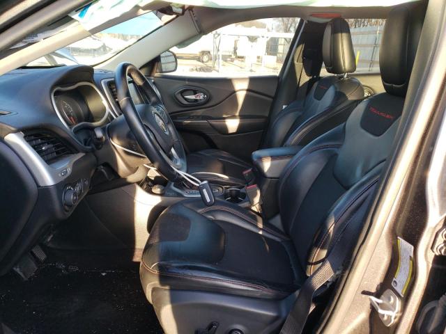 1C4PJMBS5HW538557 - 2017 JEEP CHEROKEE TRAILHAWK GRAY photo 7