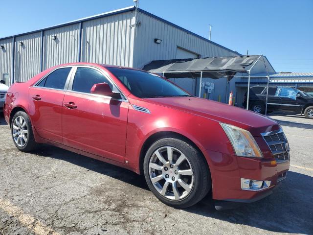 1G6DV57V980212198 - 2008 CADILLAC CTS HI FEATURE V6 RED photo 4