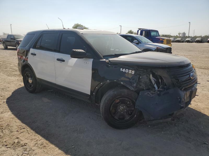 1FM5K8AR7FGC67062 - 2015 FORD EXPLORER POLICE INTERCEPTOR ორფეროვანი ფოტო 4