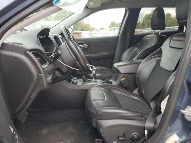 1C4PJMBX8KD356494 - 2019 JEEP CHEROKEE TRAILHAWK BLUE photo 7