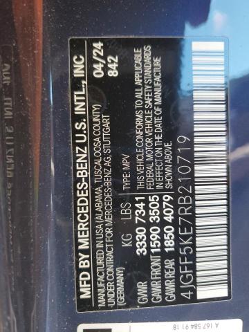 4JGFF5KE7RB210719 - 2024 MERCEDES-BENZ GLS 450 4MATIC BLUE photo 14