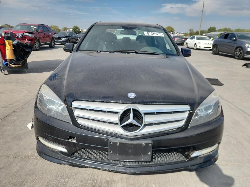 WDDGF8BB4BR157027 - 2011 MERCEDES-BENZ C 300 4MATIC BLACK photo 5