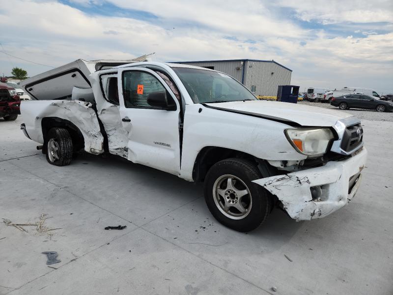 5TFTX4CNXEX047123 - 2014 TOYOTA TACOMA ACCESS CAB WHITE photo 4