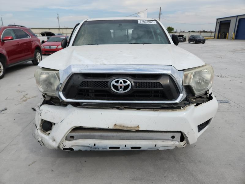 5TFTX4CNXEX047123 - 2014 TOYOTA TACOMA ACCESS CAB WHITE photo 5