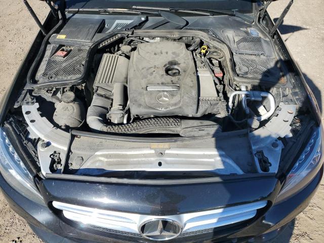 55SWF4KB7FU033908 - 2015 MERCEDES-BENZ C 300 4MATIC BLACK photo 11