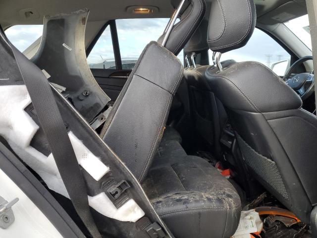 4JGDA5HB4EA404093 - 2014 MERCEDES-BENZ ML 350 4MATIC WHITE photo 10