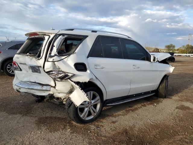 4JGDA5HB4EA404093 - 2014 MERCEDES-BENZ ML 350 4MATIC WHITE photo 3