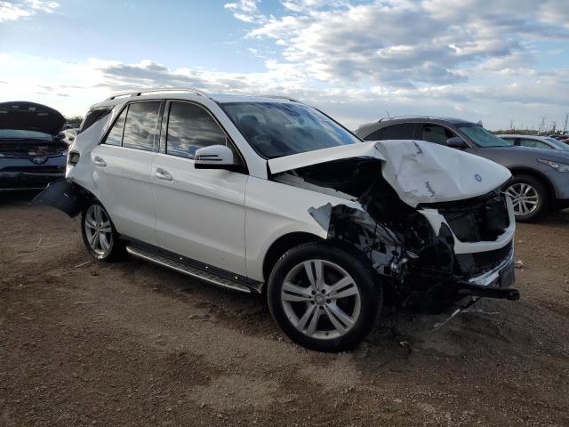 4JGDA5HB4EA404093 - 2014 MERCEDES-BENZ ML 350 4MATIC WHITE photo 4