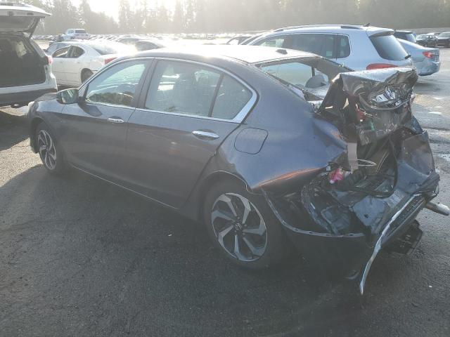 1HGCR2F8XGA057307 - 2016 HONDA ACCORD EXL GRAY photo 2