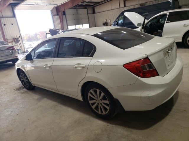 2HGFB2F96CH505337 - 2012 HONDA CIVIC EXL WHITE photo 2