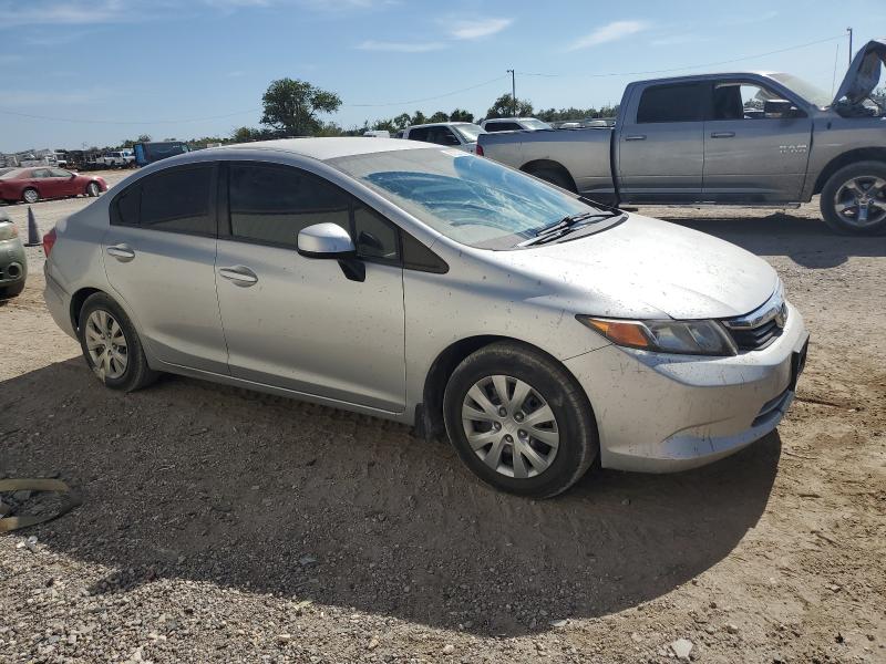 19XFB2F57CE025122 - 2012 HONDA CIVIC LX 银色 照片 4