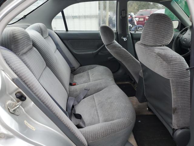 2HGEJ6612YH584853 - 2000 HONDA CIVIC BASE SILVER photo 10