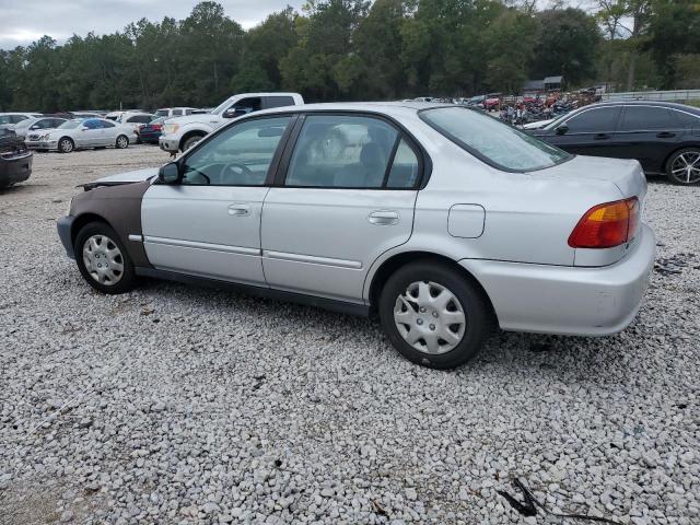 2HGEJ6612YH584853 - 2000 HONDA CIVIC BASE SILVER photo 2