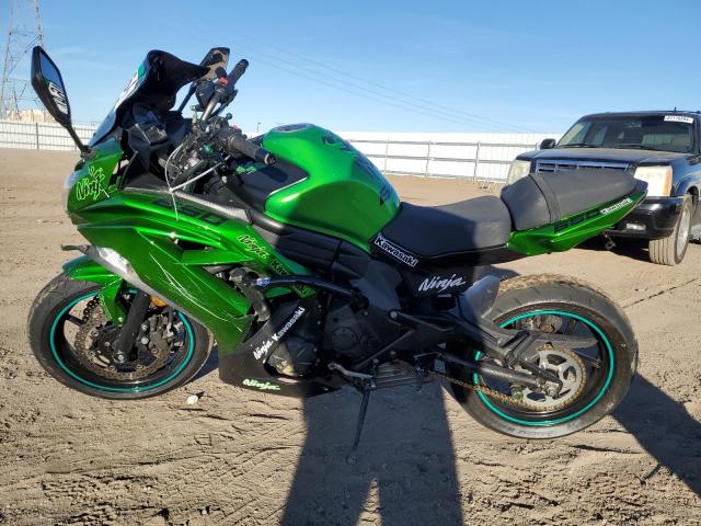 JKAEXEE13FDA18250 - 2015 KAWASAKI EX650 E GREEN photo 3