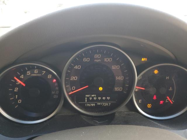 JH4KB16505C014576 - 2005 ACURA RL შავი ფოტო 9