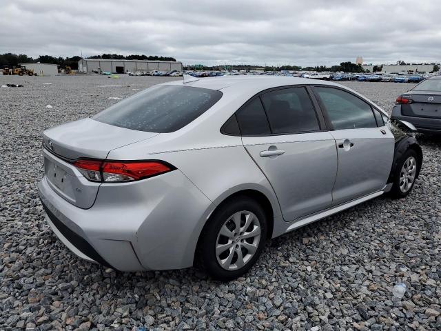 5YFEPRAE5LP059667 - 2020 TOYOTA COROLLA LE SILVER photo 3