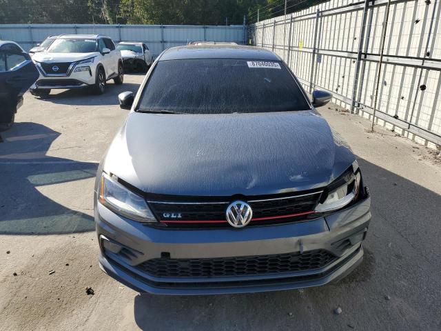 3VW5T7AJ7HM408255 - 2017 VOLKSWAGEN JETTA GLI ნაცრისფერი ფოტო 5