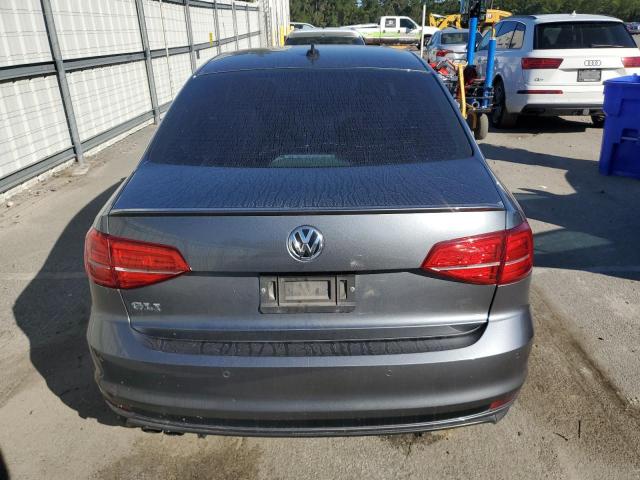 3VW5T7AJ7HM408255 - 2017 VOLKSWAGEN JETTA GLI ნაცრისფერი ფოტო 6