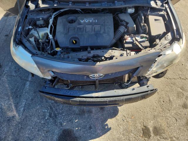 1NXBU4EE1AZ365396 - 2010 TOYOTA COROLLA BASE GRAY photo 11