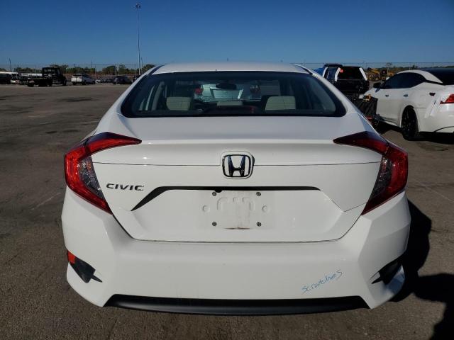 19XFC2F51JE015583 - 2018 HONDA CIVIC LX WHITE photo 6