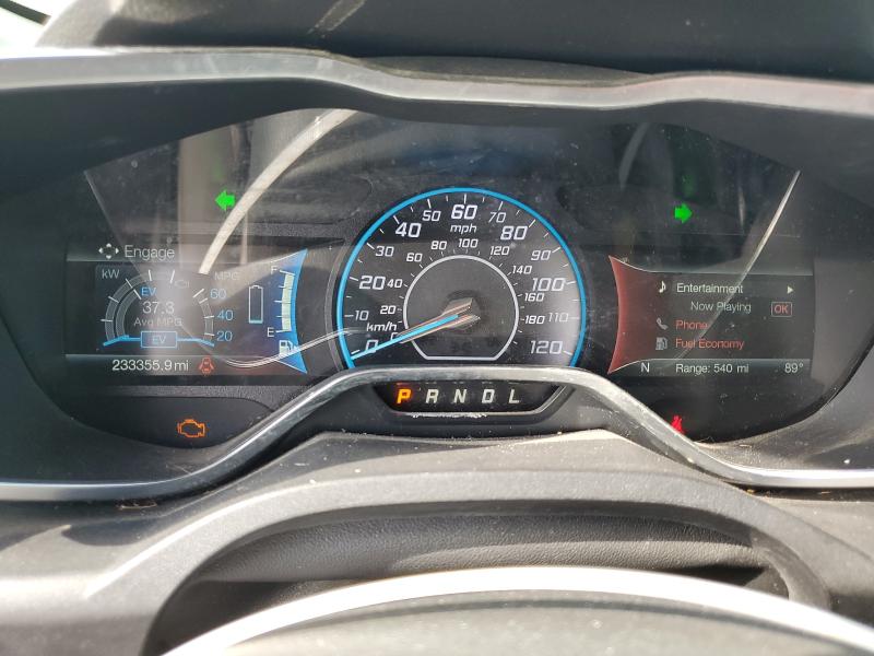 1FADP5AU4JL101379 - 2018 FORD C-MAX SE SILVER photo 9