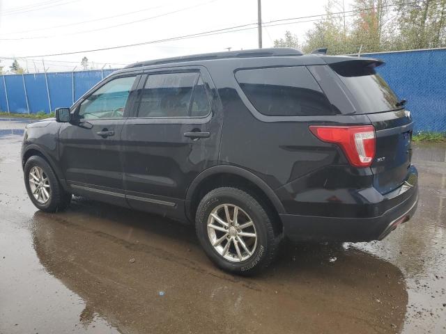 1FM5K8D85HGC10865 - 2017 FORD EXPLORER XLT Schwarz Foto 2