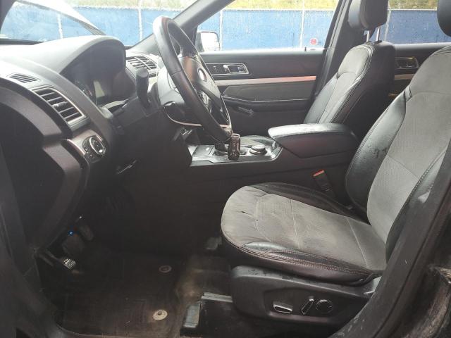 1FM5K8D85HGC10865 - 2017 FORD EXPLORER XLT Schwarz Foto 7