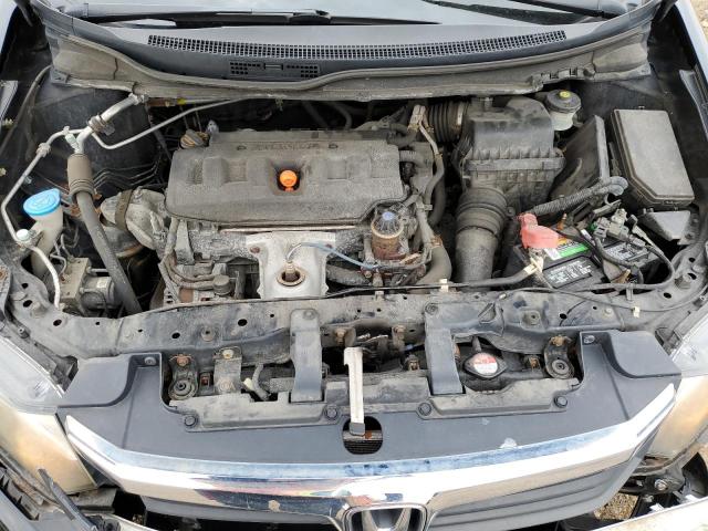19XFB2F9XCE011816 - 2012 HONDA CIVIC EXL შავი ფოტო 11