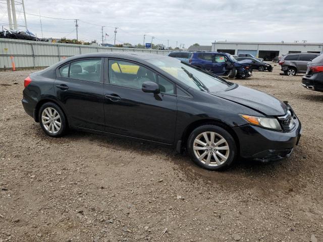 19XFB2F9XCE011816 - 2012 HONDA CIVIC EXL შავი ფოტო 4