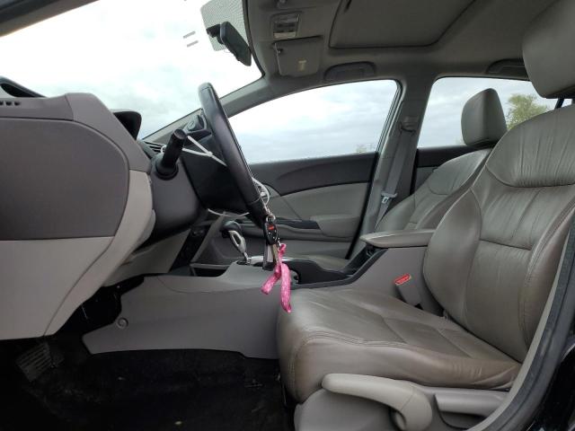 19XFB2F9XCE011816 - 2012 HONDA CIVIC EXL შავი ფოტო 7