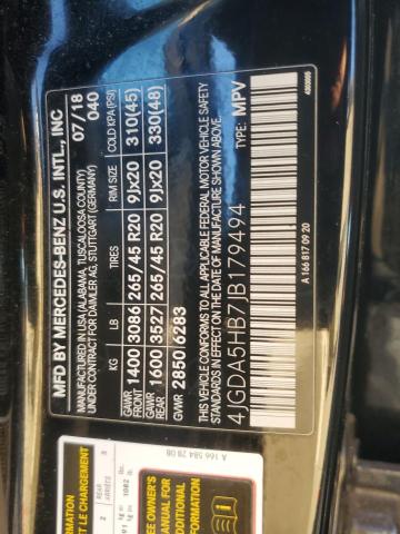 4JGDA5HB7JB179494 - 2018 MERCEDES-BENZ GLE 350 4MATIC BLACK photo 12