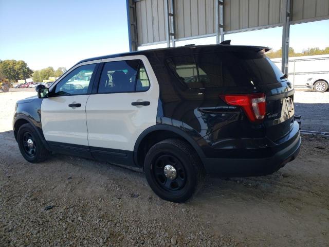 1FM5K8AR0HGB64956 - 2017 FORD EXPLORER POLICE INTERCEPTOR TWO TONE photo 2