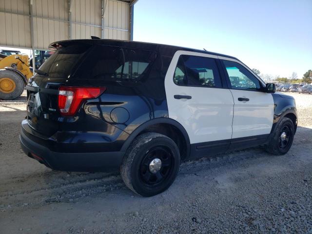 1FM5K8AR0HGB64956 - 2017 FORD EXPLORER POLICE INTERCEPTOR TWO TONE photo 3