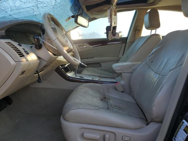 4T1BK3DB0AU362478 - 2010 TOYOTA AVALON XL შავი ფოტო 7