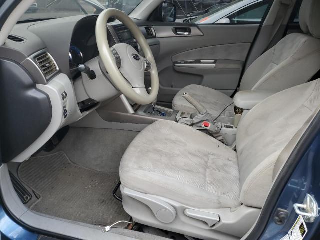 JF2SH63689H796906 - 2009 SUBARU FORESTER 2.5X PREMIUM BLUE photo 7