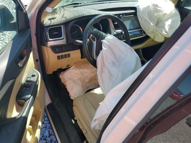 5TDKZRFH5KS553176 - 2019 TOYOTA HIGHLANDER SE WHITE photo 8