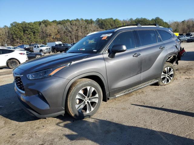 5TDGZRAHXNS111351 - 2022 TOYOTA HIGHLANDER XLE GRAY photo 1