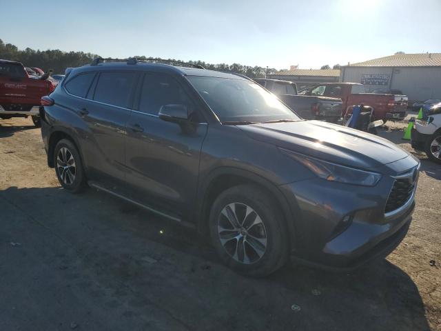 5TDGZRAHXNS111351 - 2022 TOYOTA HIGHLANDER XLE GRAY photo 4