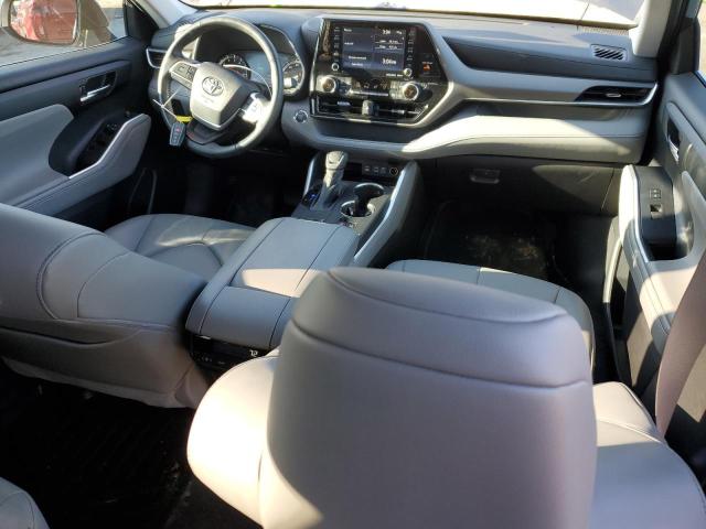 5TDGZRAHXNS111351 - 2022 TOYOTA HIGHLANDER XLE GRAY photo 8