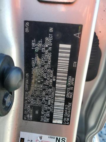 JTEZU14RX70086207 - 2007 TOYOTA 4RUNNER SR5 SILVER photo 13
