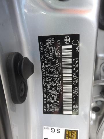 JTDEPMAE5NJ193122 - 2022 TOYOTA COROLLA LE 银色 照片 12