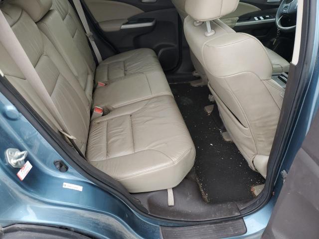 5J6RM4H71DL066804 - 2013 HONDA CR-V EXL TURQUOISE photo 10
